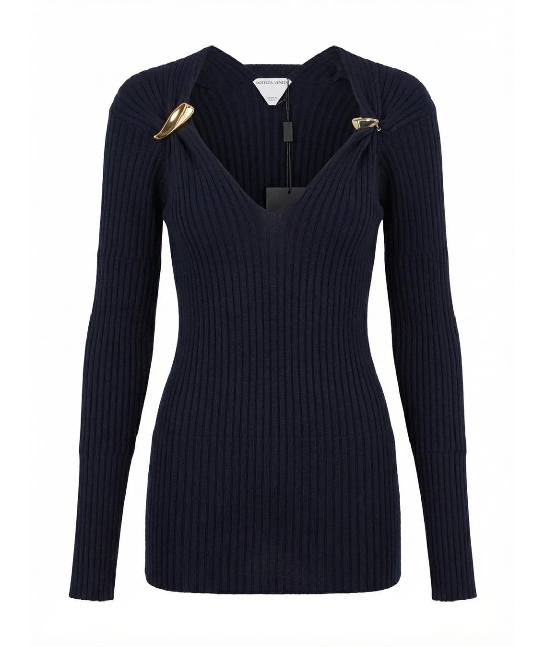 BOTTEGA VENETA Синий джемпер / свитер, фото 3