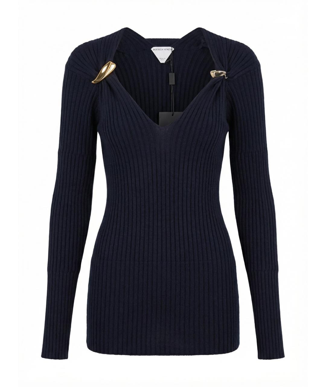 BOTTEGA VENETA Синий джемпер / свитер, фото 1