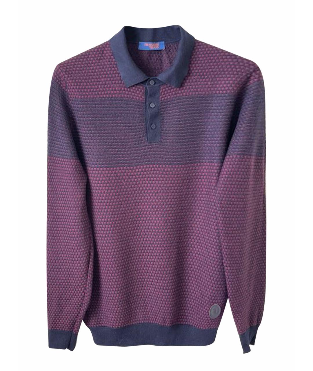 TRUSSARDI JEANS Бордовый шерстяной джемпер / свитер, фото 1