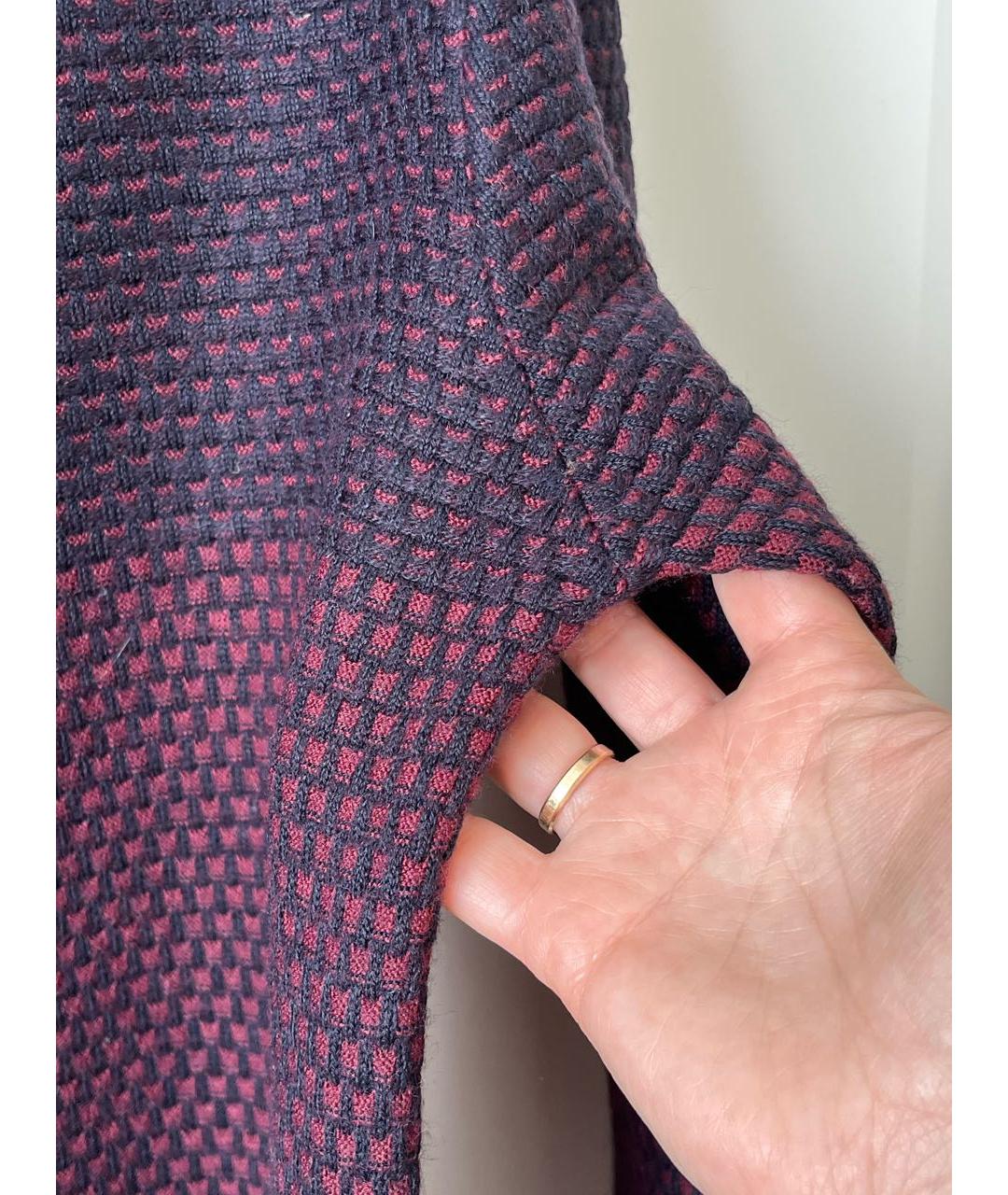 TRUSSARDI JEANS Бордовый шерстяной джемпер / свитер, фото 7