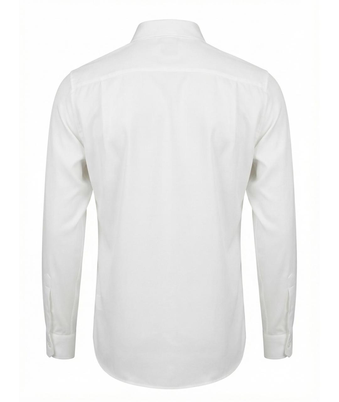 GUCCI Белая шелковая классическая рубашка, фото 2