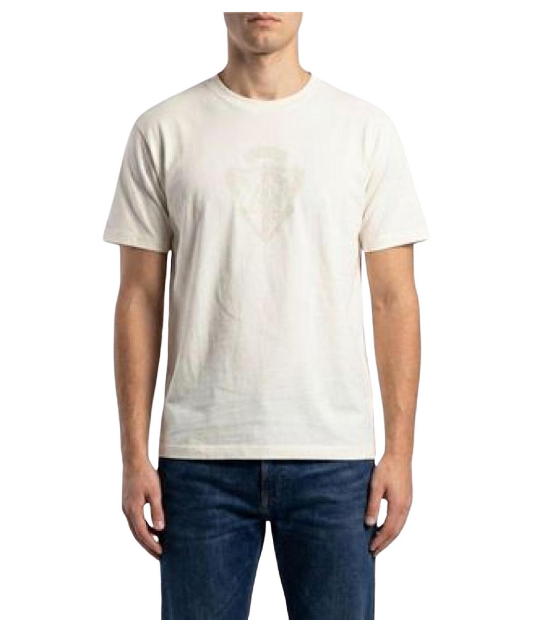 GUCCI Белая хлопковая футболка, фото 3