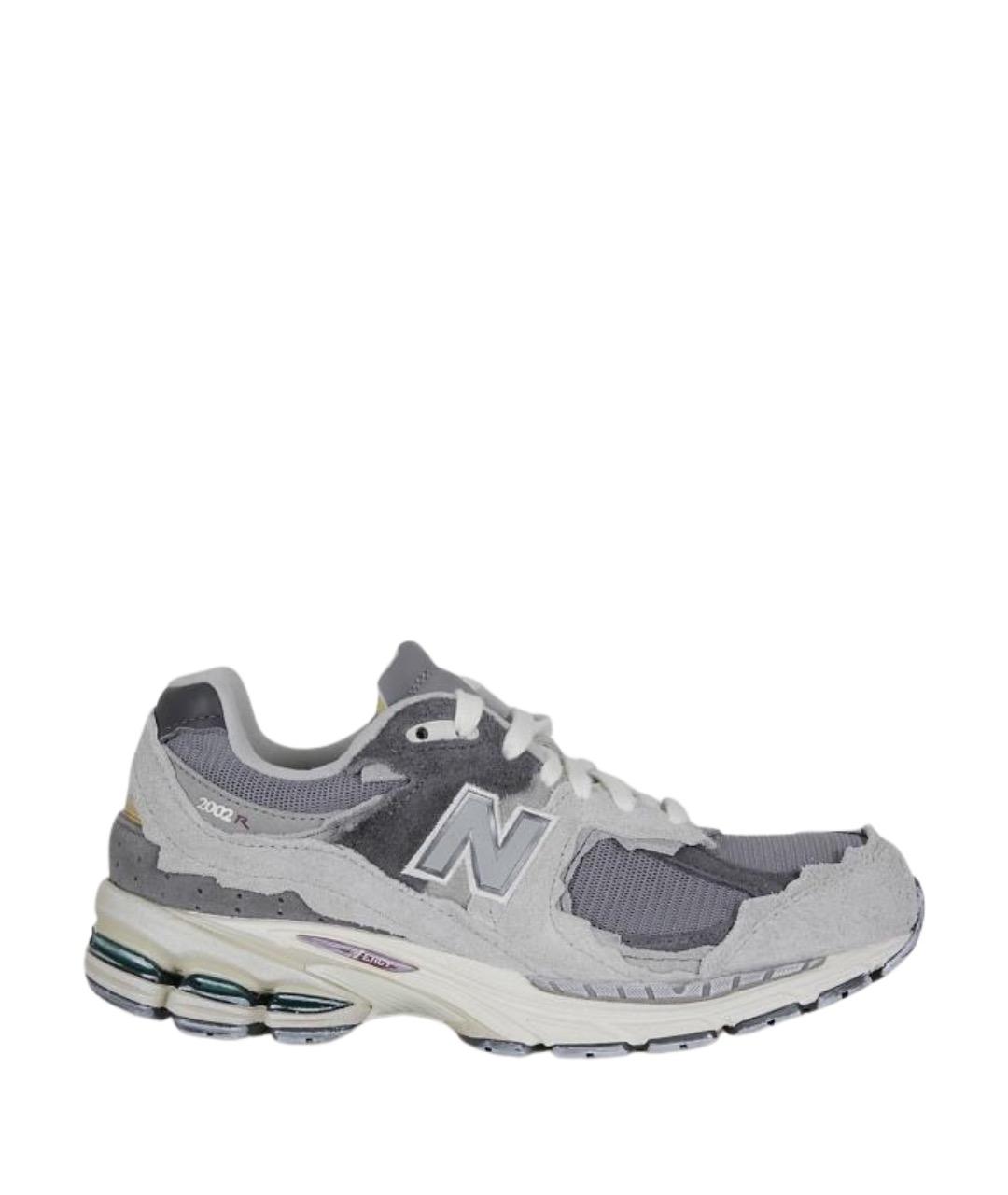 NEW BALANCE Серые замшевые низкие кроссовки / кеды, фото 1
