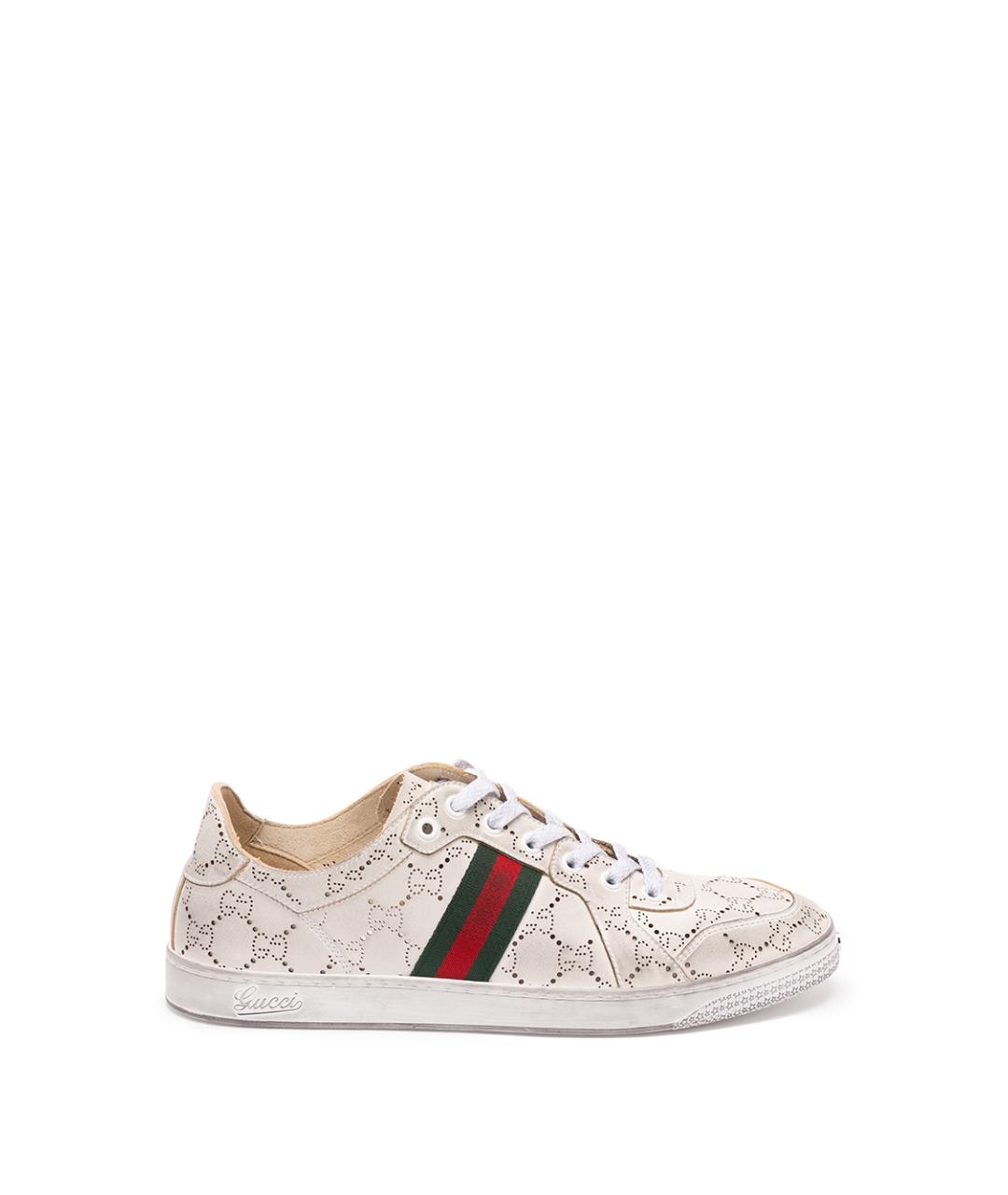 GUCCI Мульти кожаные низкие кроссовки / кеды, фото 6