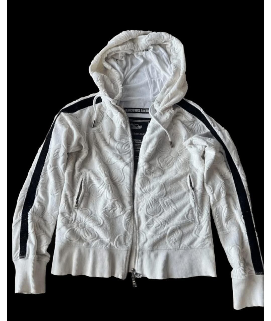 ALEXANDER MCQUEEN Белый хлопковый костюм с брюками, фото 2