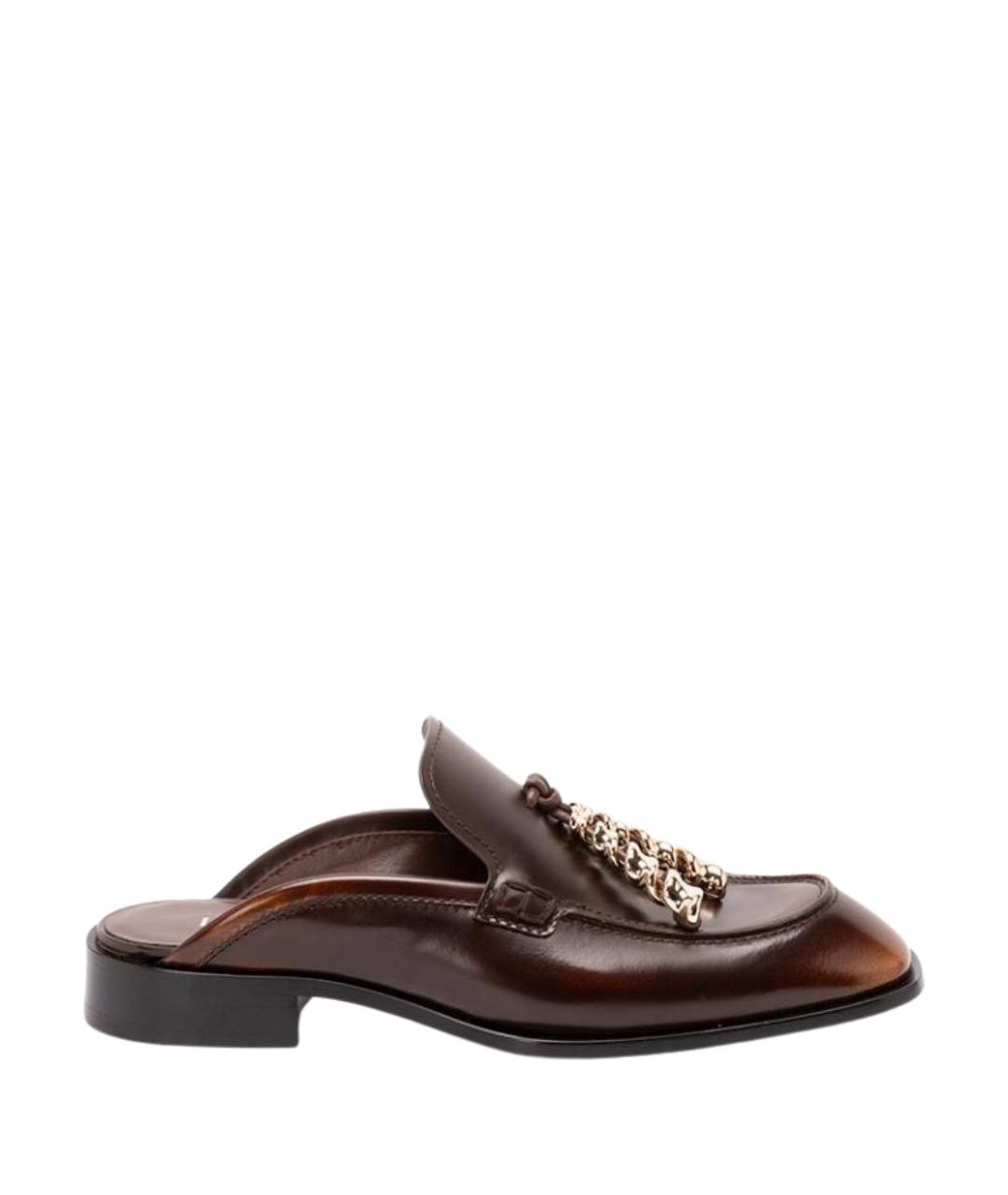 LOEWE Мульти кожаные мюли, фото 1