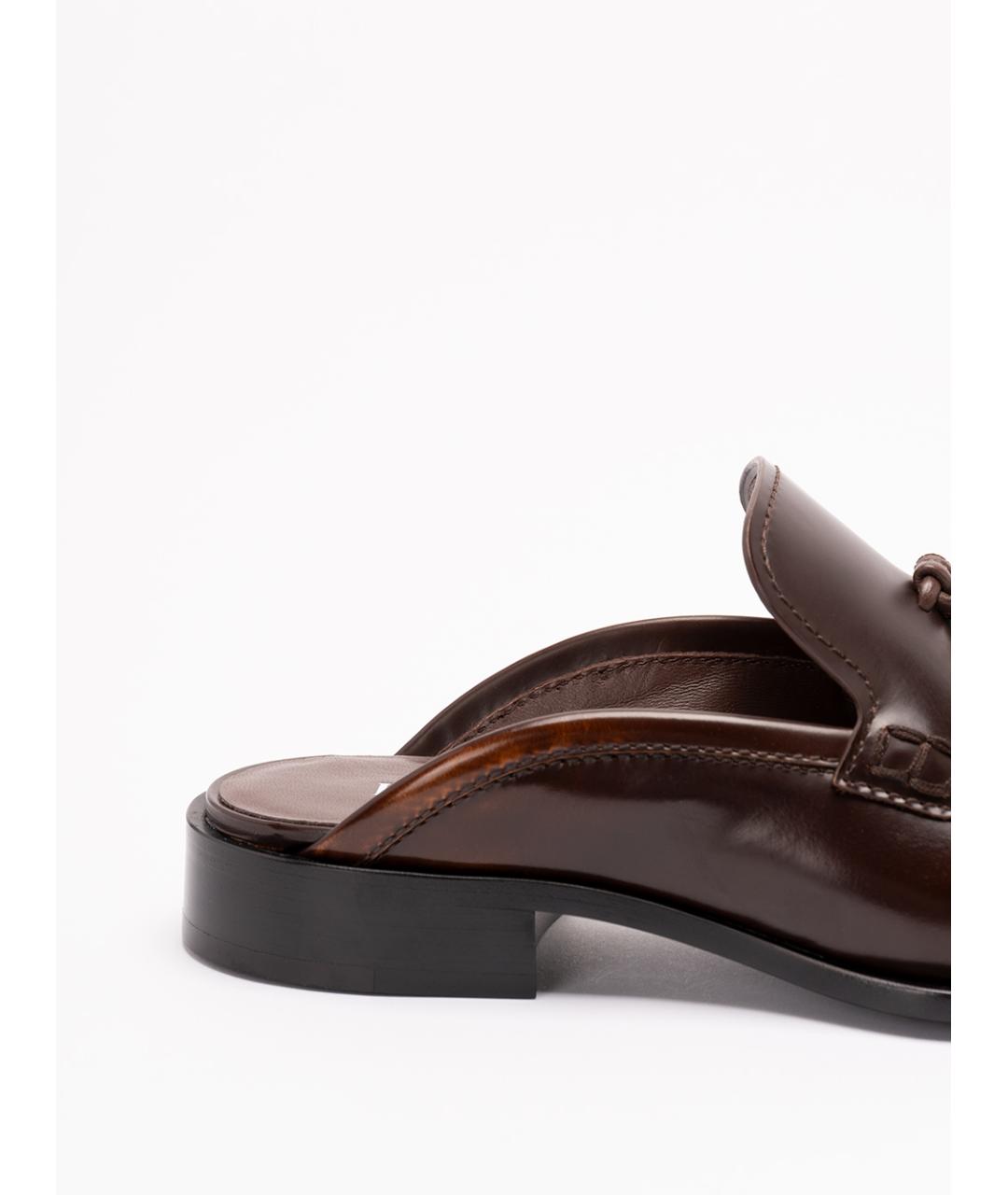 LOEWE Мульти кожаные мюли, фото 5