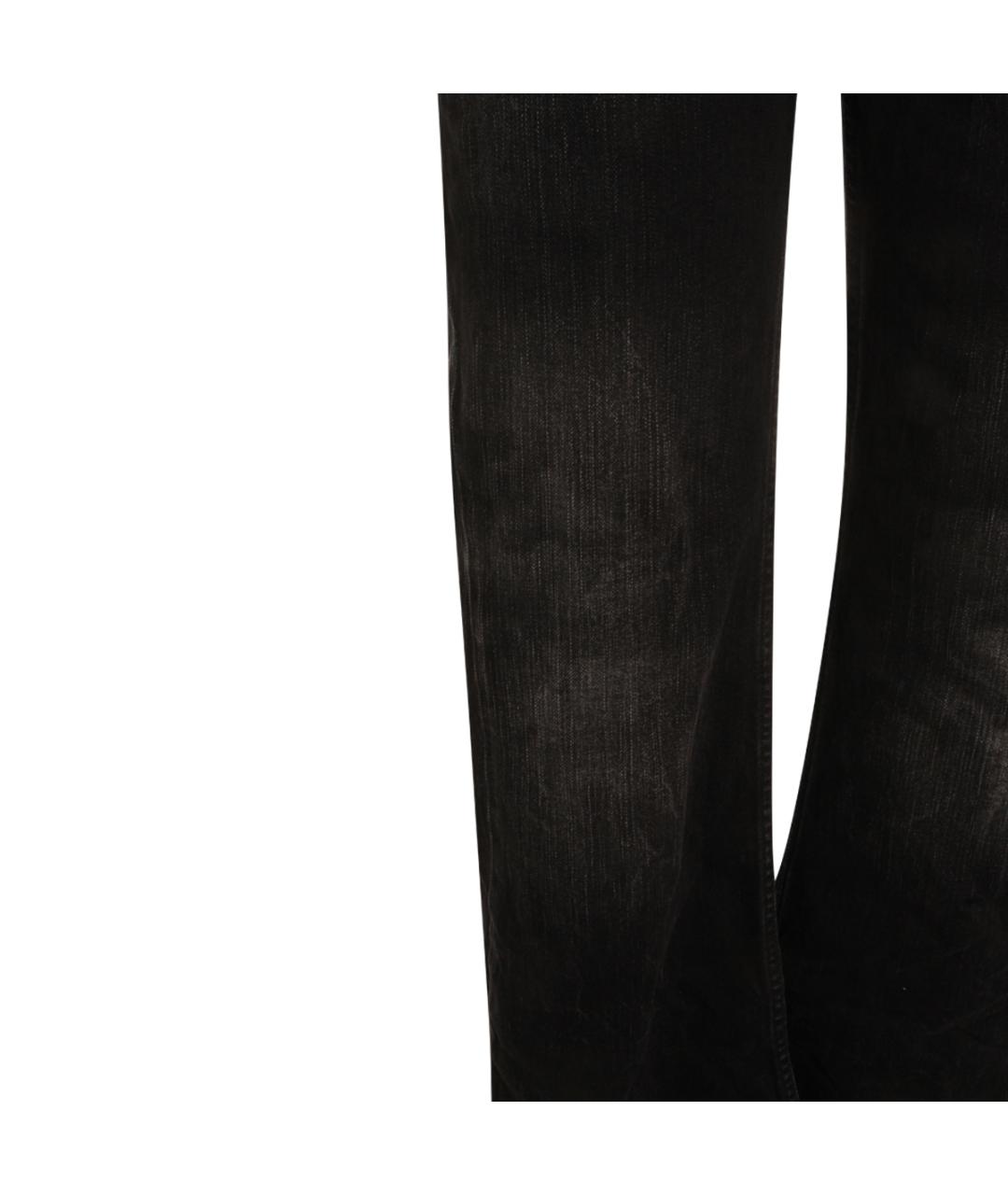 BALENCIAGA Черные хлопковые прямые джинсы, фото 7