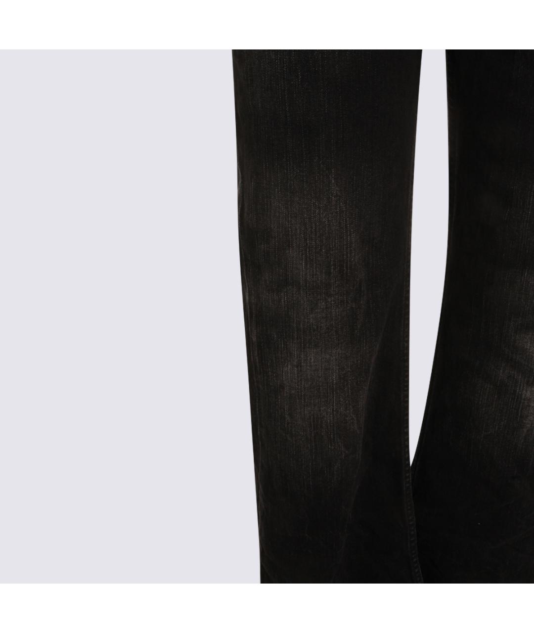 BALENCIAGA Черные хлопковые прямые джинсы, фото 8