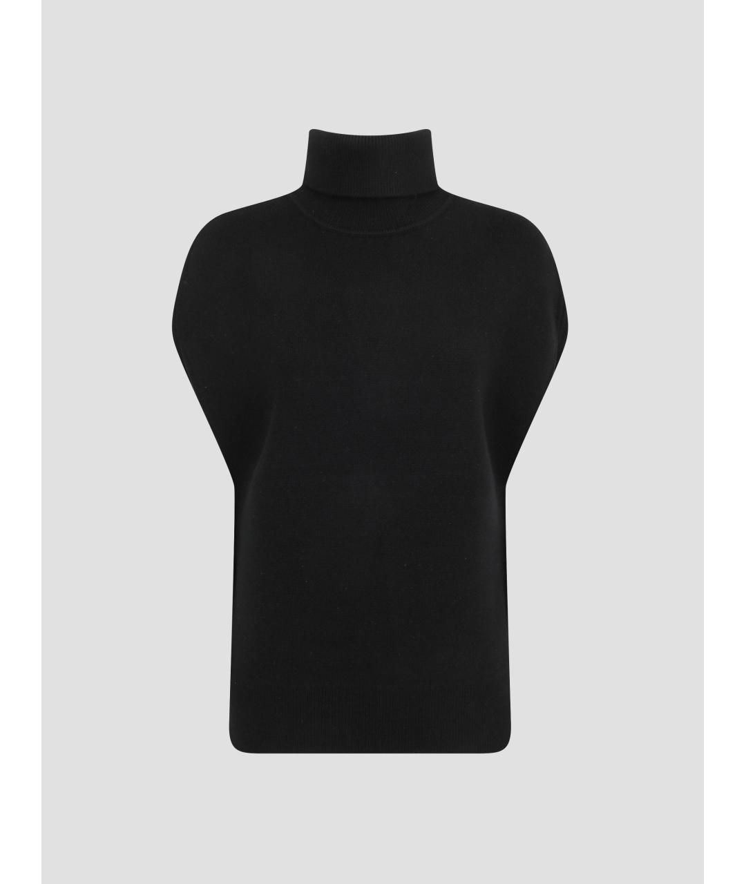 TOTEME Черный шерстяной джемпер / свитер, фото 4