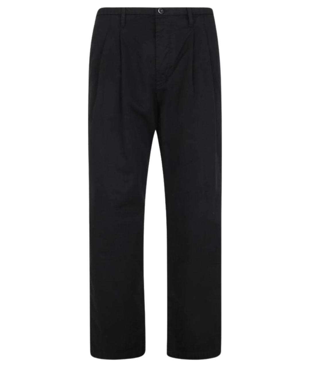 CP COMPANY Черные хлопковые повседневные брюки, фото 1