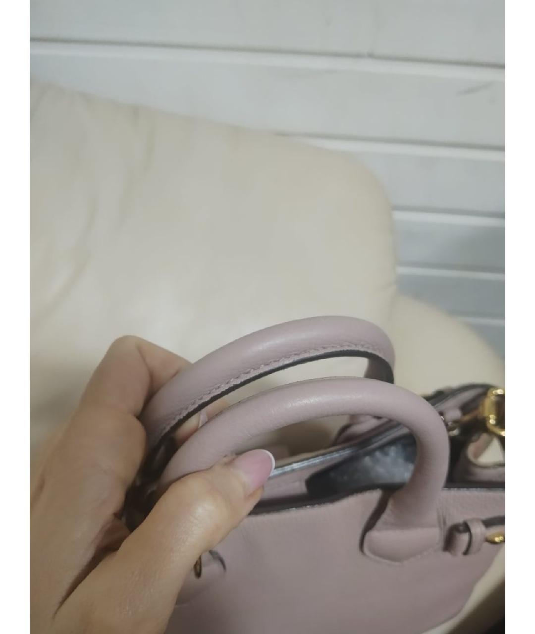 BURBERRY Кожаная сумка через плечо, фото 5