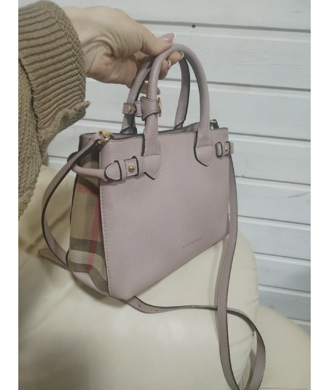 BURBERRY Кожаная сумка через плечо, фото 3