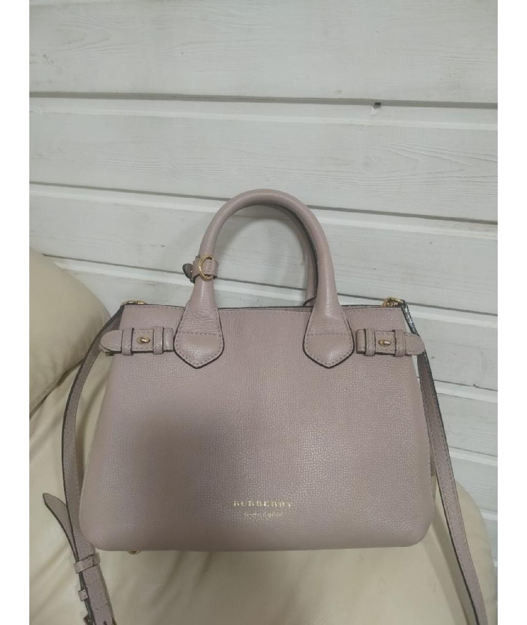 BURBERRY Кожаная сумка через плечо, фото 7