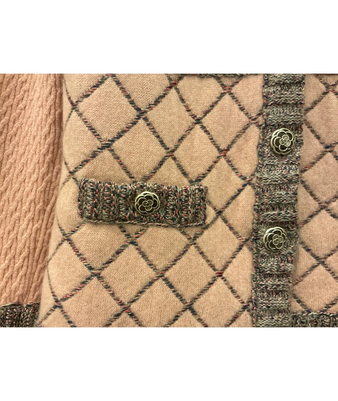 CHANEL Розовый шелковый кардиган, фото 6