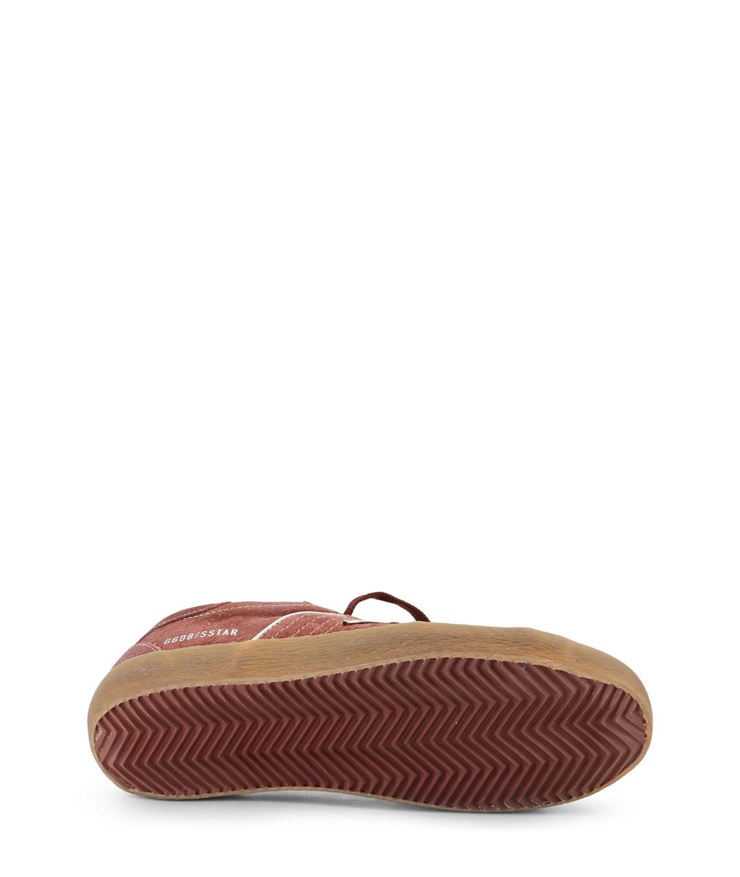 GOLDEN GOOSE DELUXE BRAND Красные замшевые кеды, фото 4