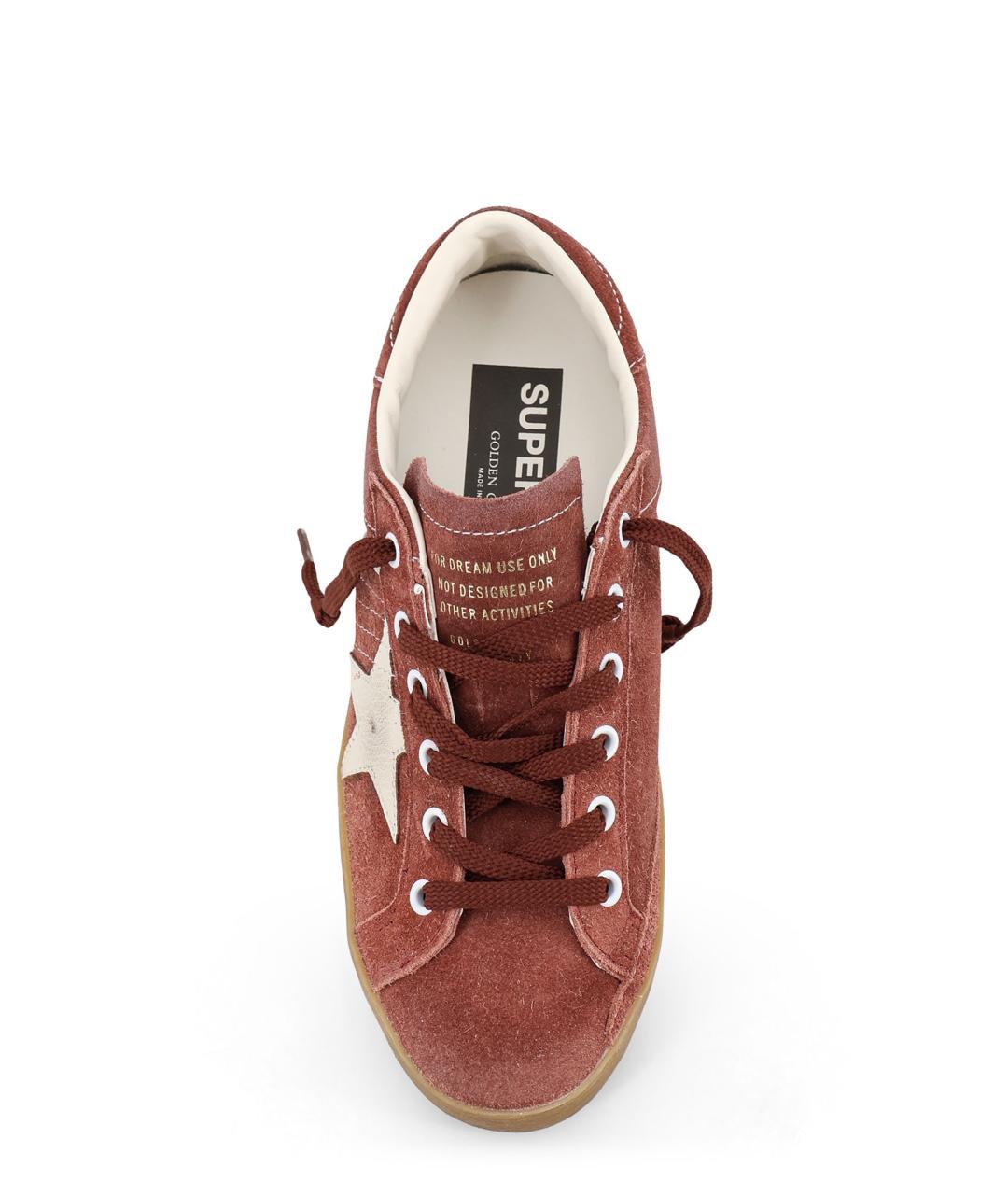 GOLDEN GOOSE DELUXE BRAND Красные замшевые кеды, фото 5