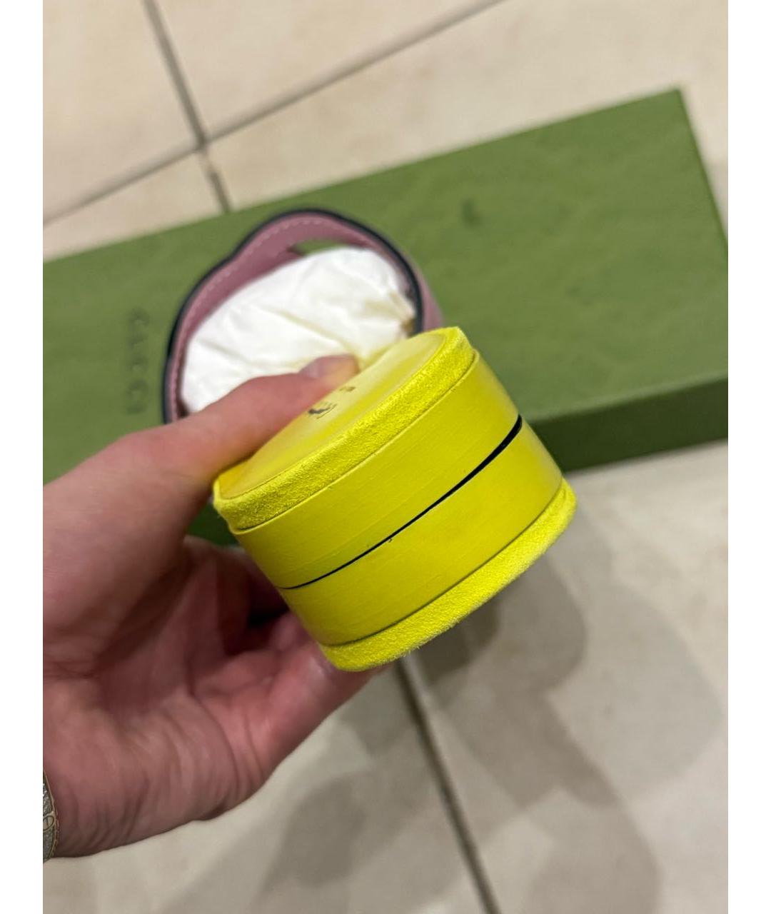 GUCCI Кожаные шлепанцы, фото 5