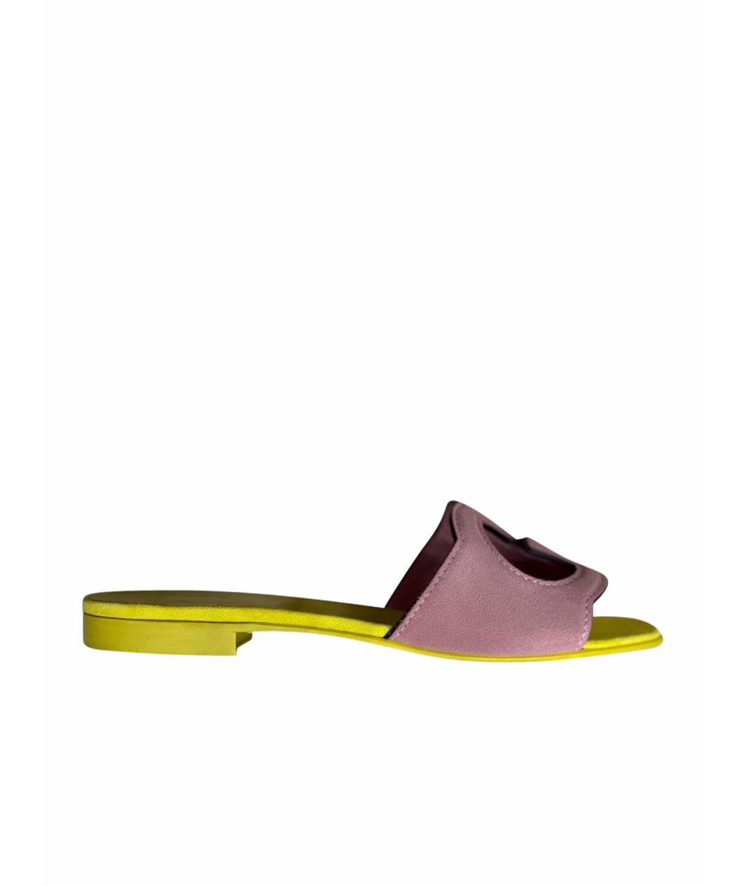 GUCCI Кожаные шлепанцы, фото 1