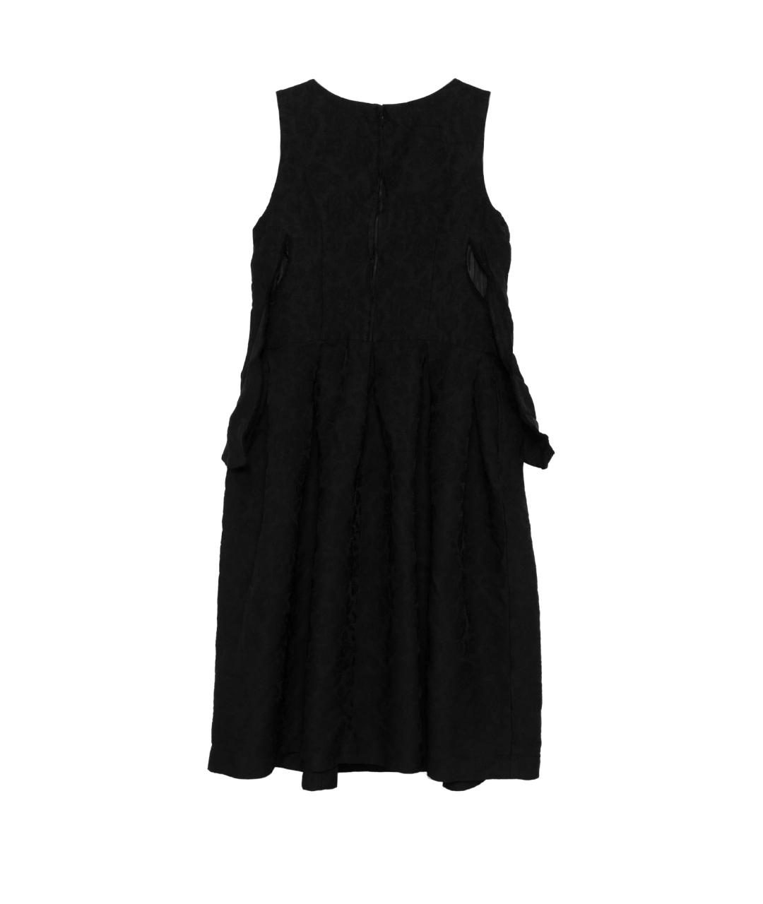 COMME DES GARÇONS PLAY Черное полиэстеровое повседневное платье, фото 2