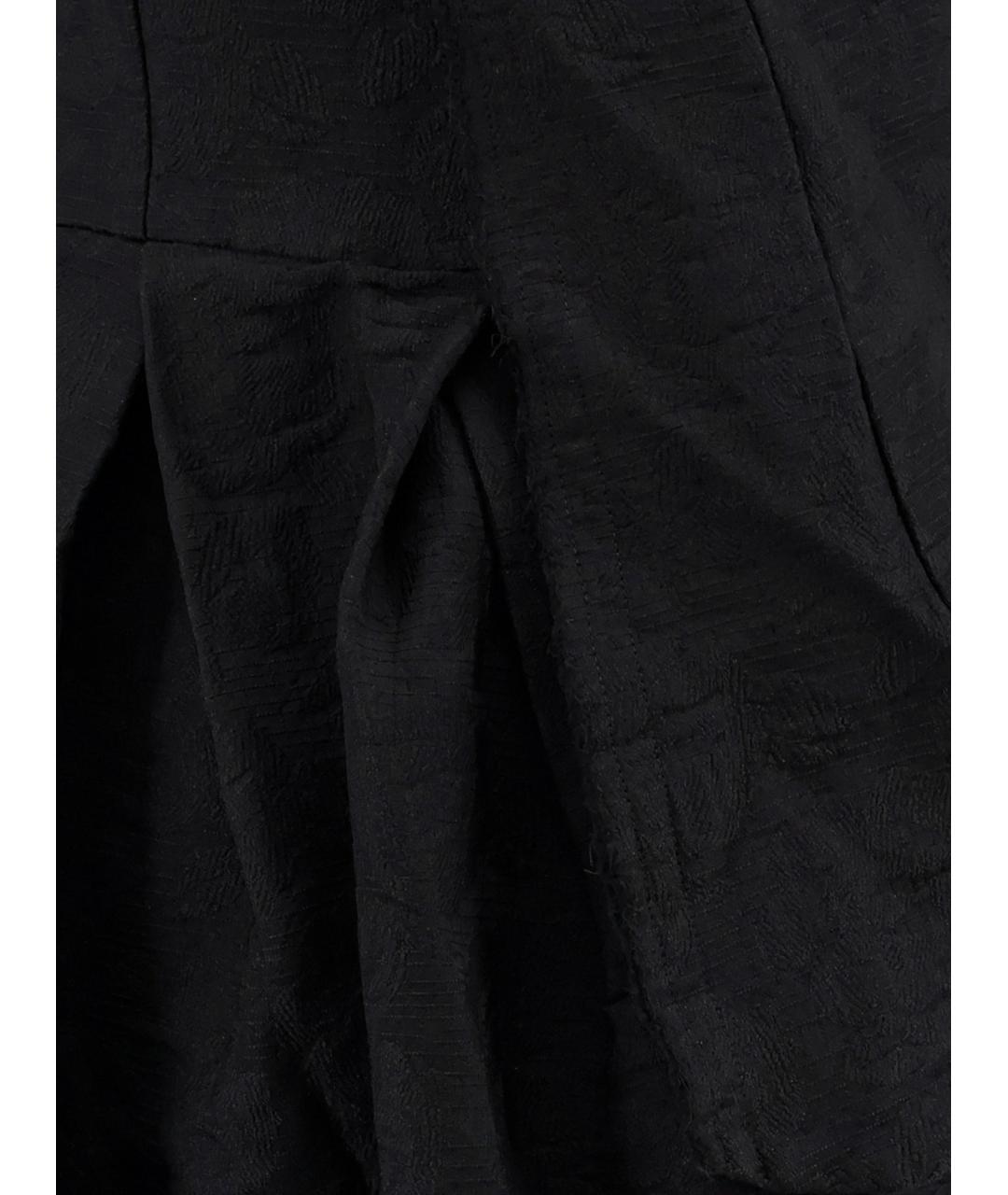 COMME DES GARÇONS PLAY Черное полиэстеровое повседневное платье, фото 3