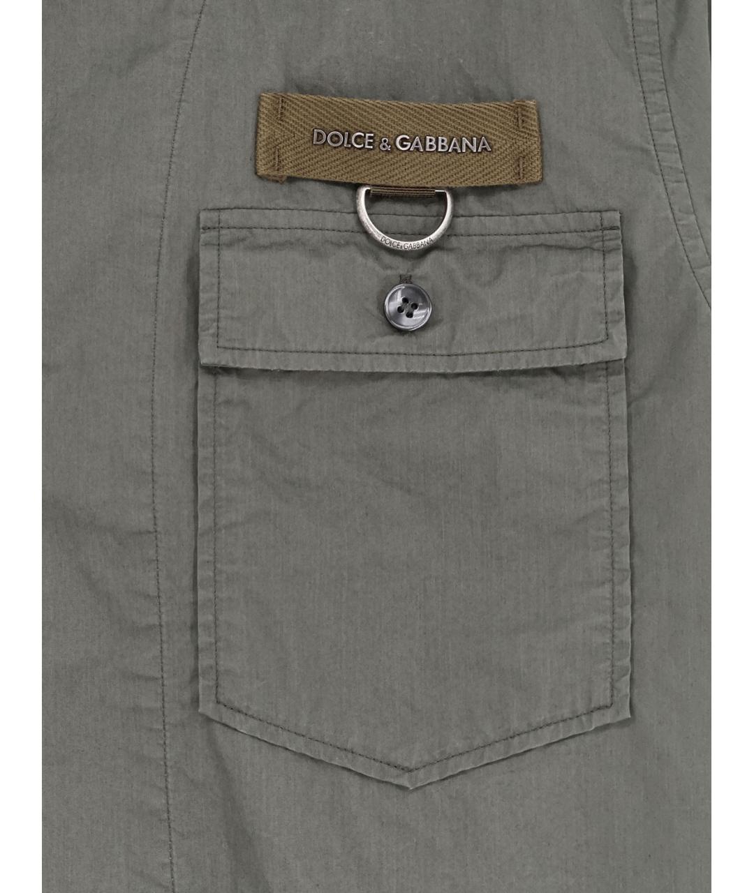 DOLCE&GABBANA Хлопковая кэжуал рубашка, фото 3