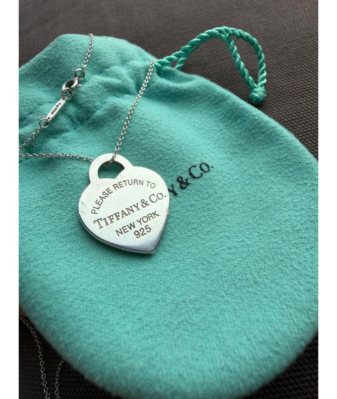 TIFFANY&CO Серебряное серебряное колье, фото 4