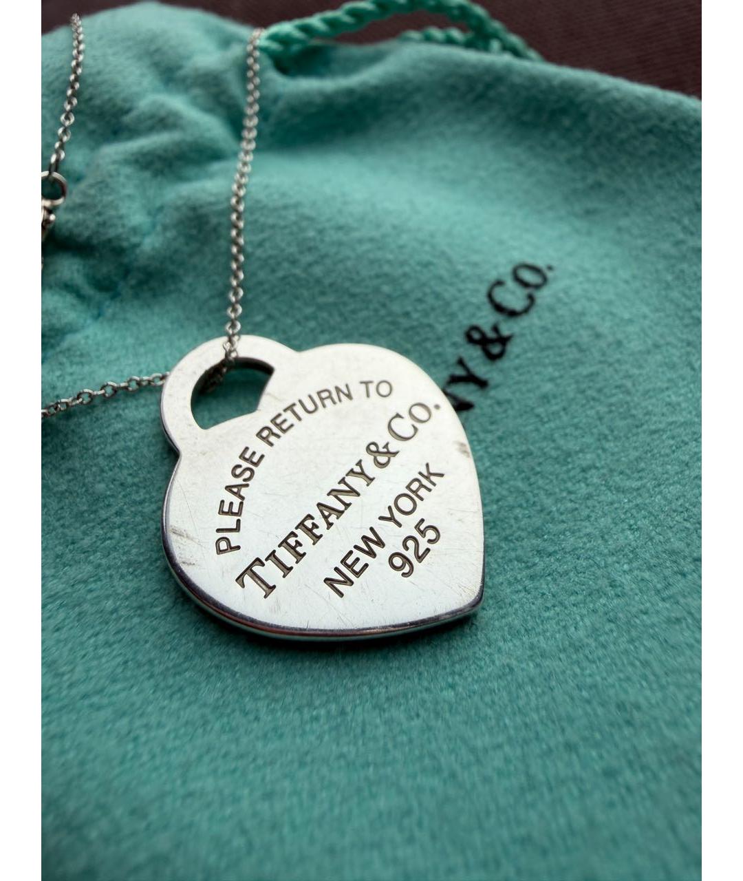 TIFFANY&CO Серебряное серебряное колье, фото 3
