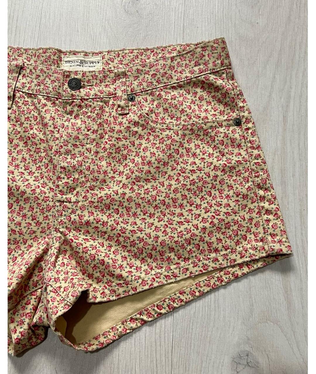 RALPH LAUREN Мульти хлопковые шорты, фото 4