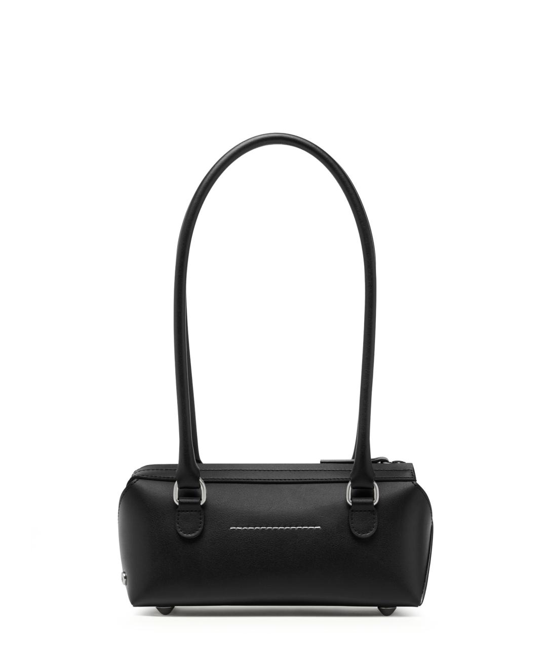 MM6 MAISON MARGIELA Черная кожаная сумка тоут, фото 2