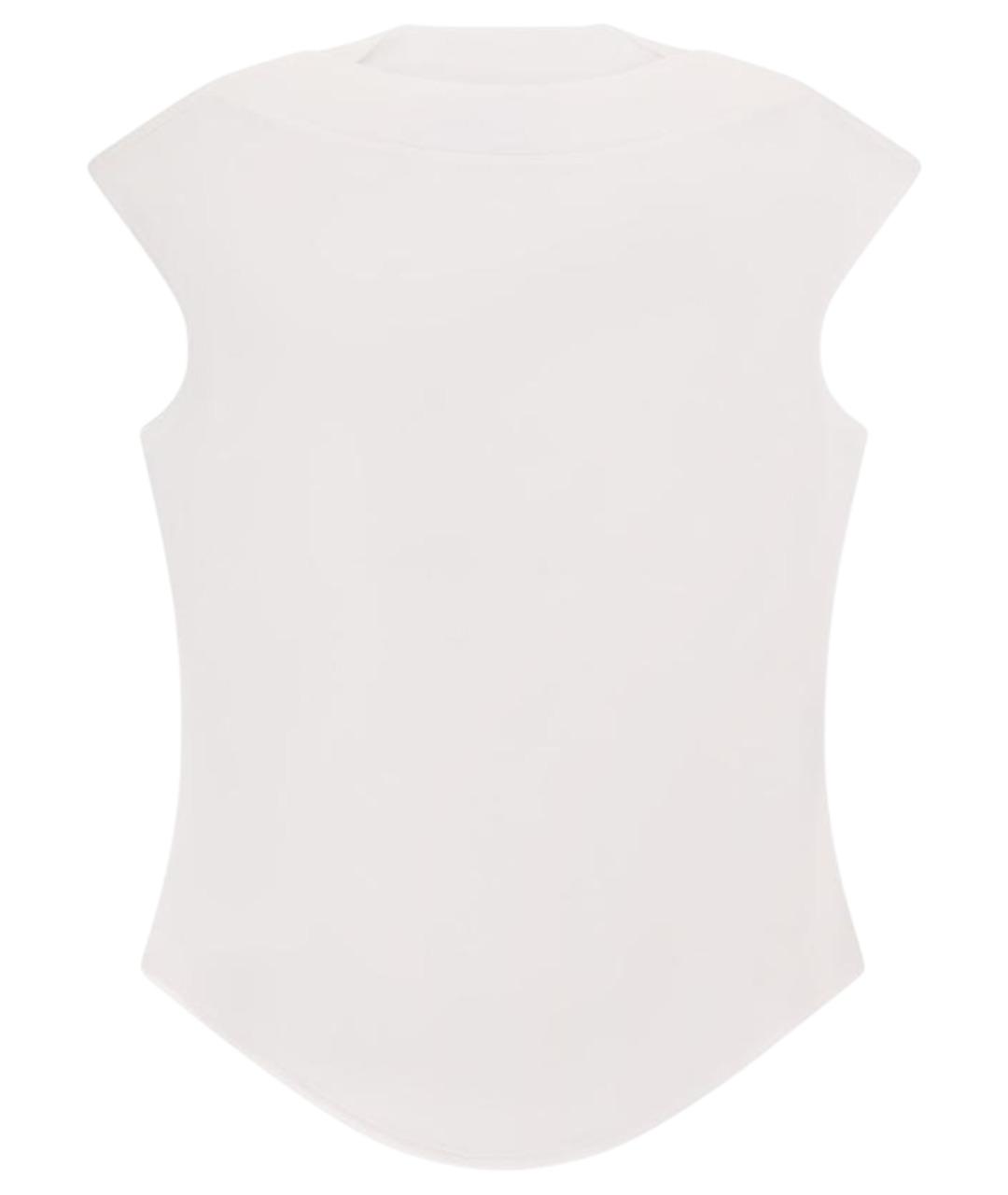 ALAIA Белая хлопковая футболка, фото 1