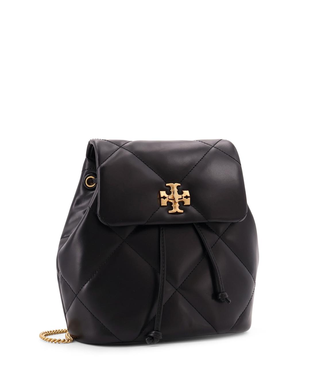 TORY BURCH Черный кожаный рюкзак, фото 3