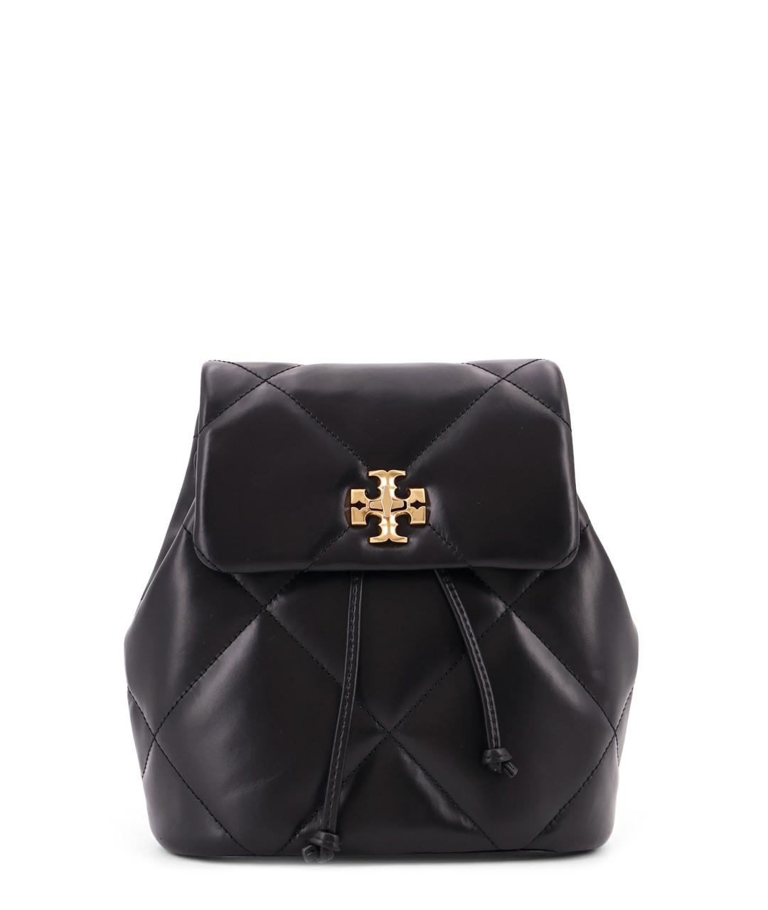 TORY BURCH Черный кожаный рюкзак, фото 1