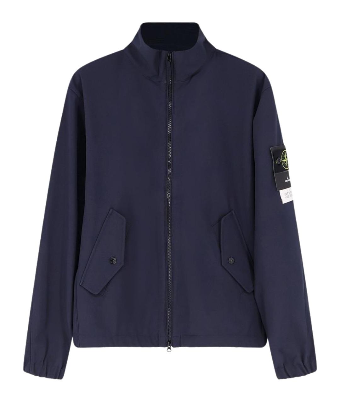 STONE ISLAND Синяя полиэстеровая куртка, фото 1