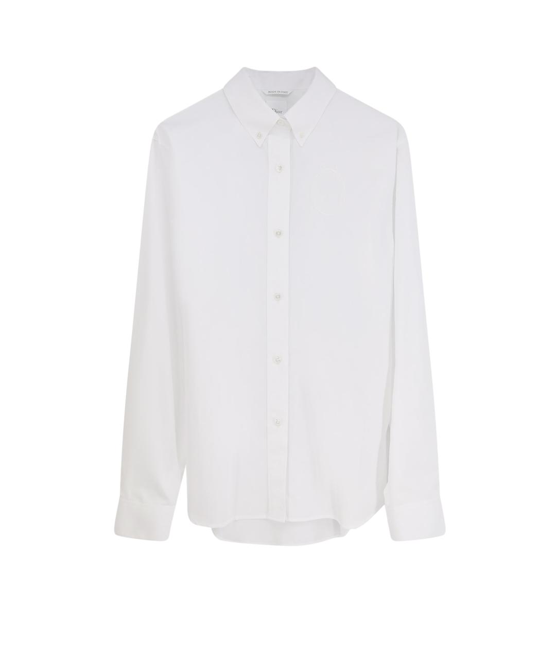 CHRISTIAN DIOR Белая хлопковая рубашка, фото 1