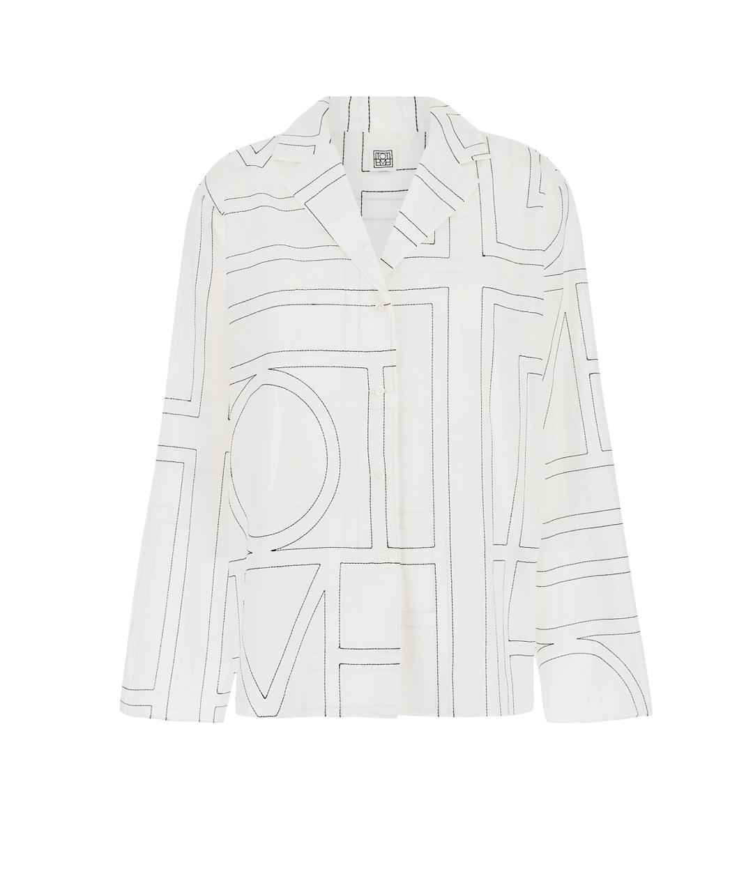 TOTEME Белая хлопковая рубашка, фото 1