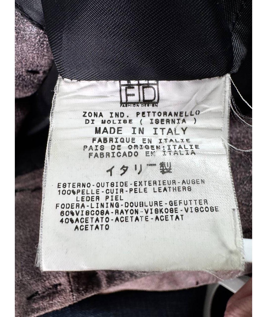 JUST CAVALLI Розовая кожаная куртка, фото 6