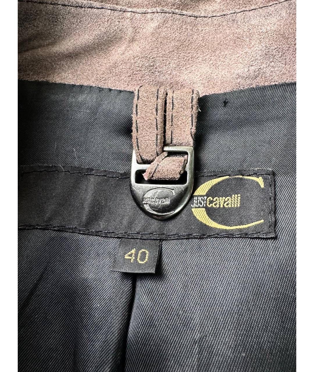 JUST CAVALLI Розовая кожаная куртка, фото 7