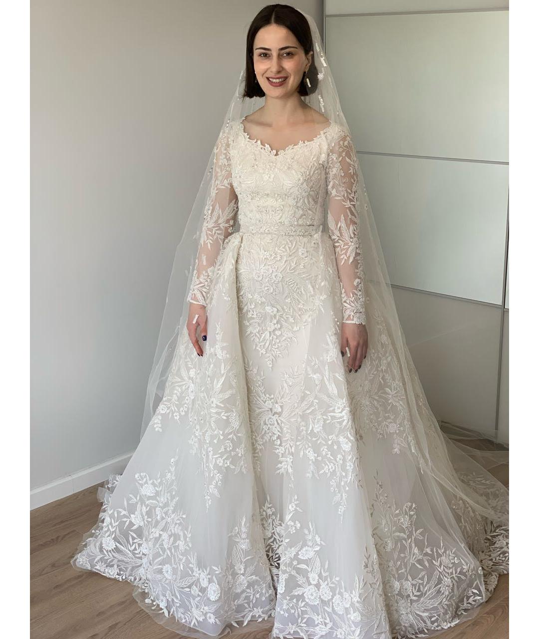 ZUHAIR MURAD Белое свадебное платье, фото 4