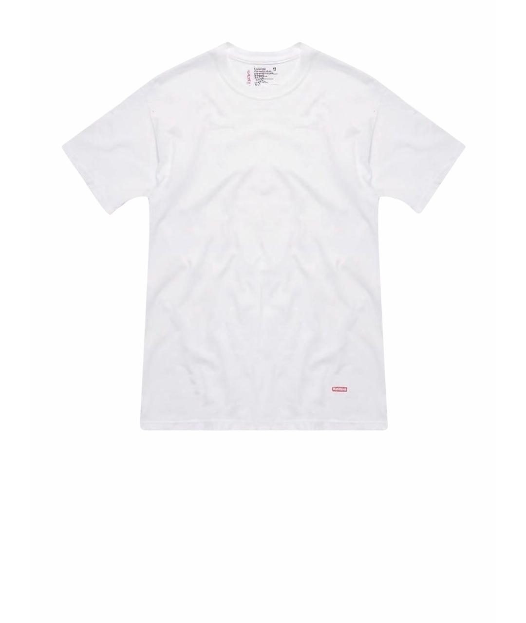 SUPREME Белая футболка, фото 1