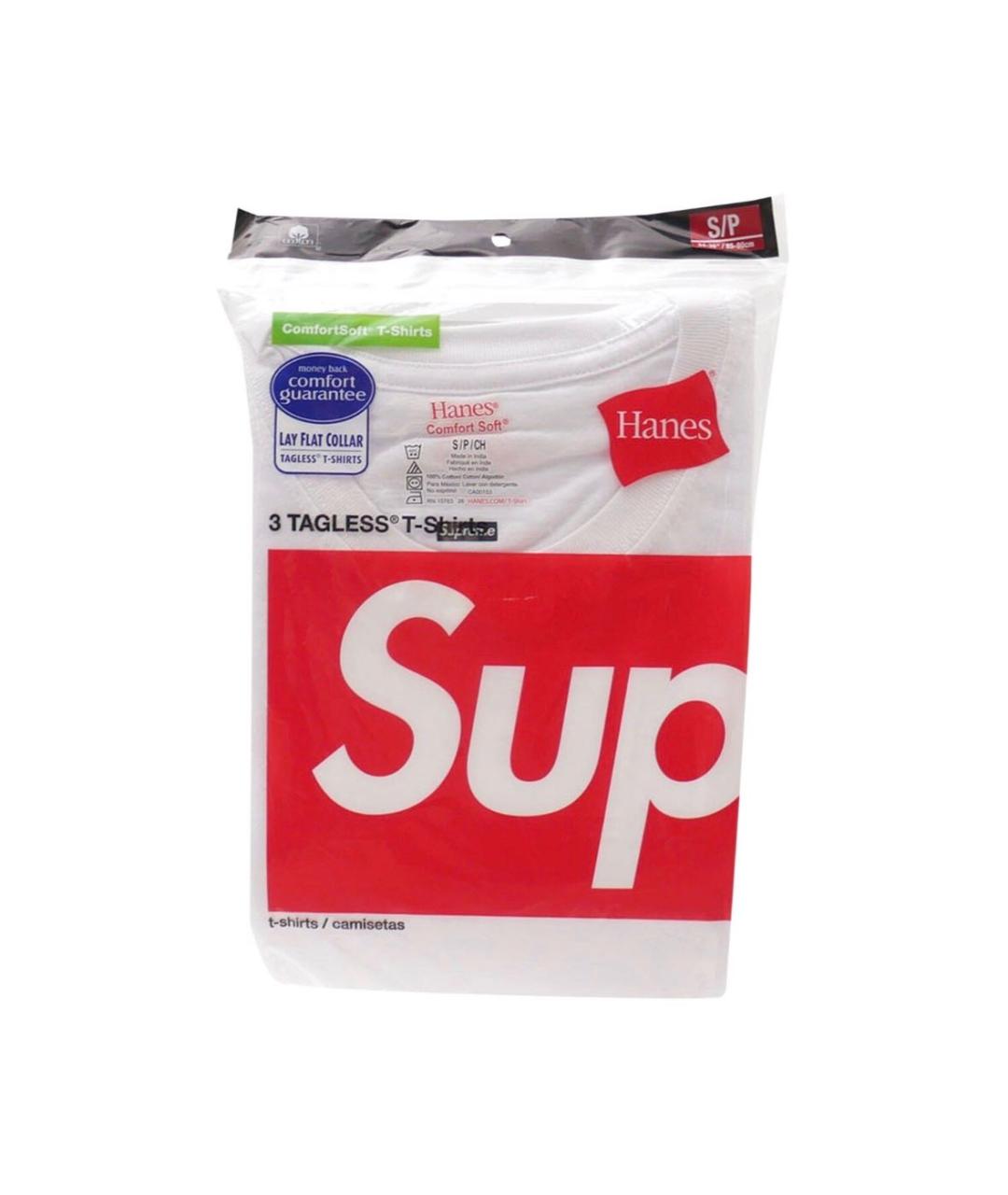 SUPREME Белая футболка, фото 2