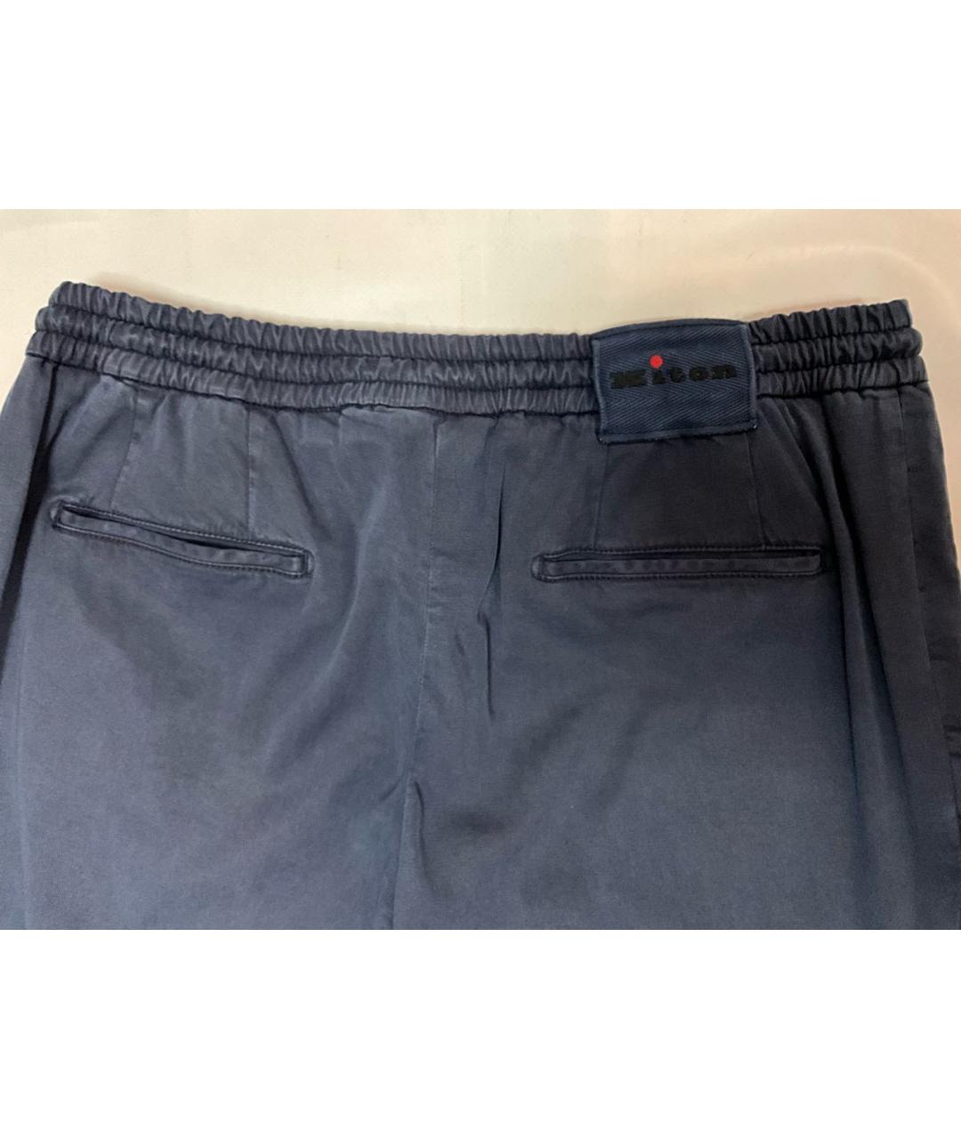 KITON Синие классические брюки, фото 7