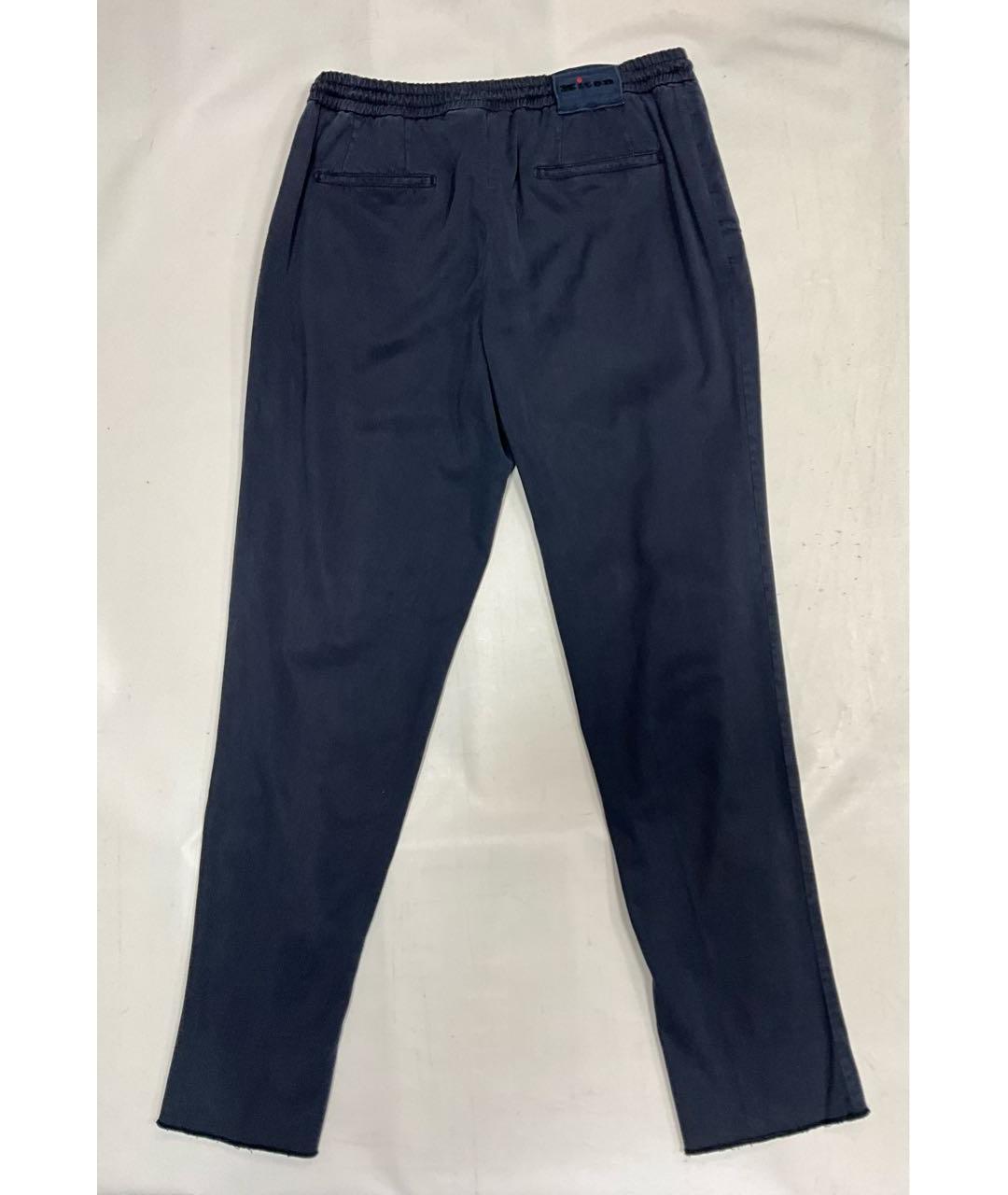 KITON Синие классические брюки, фото 2