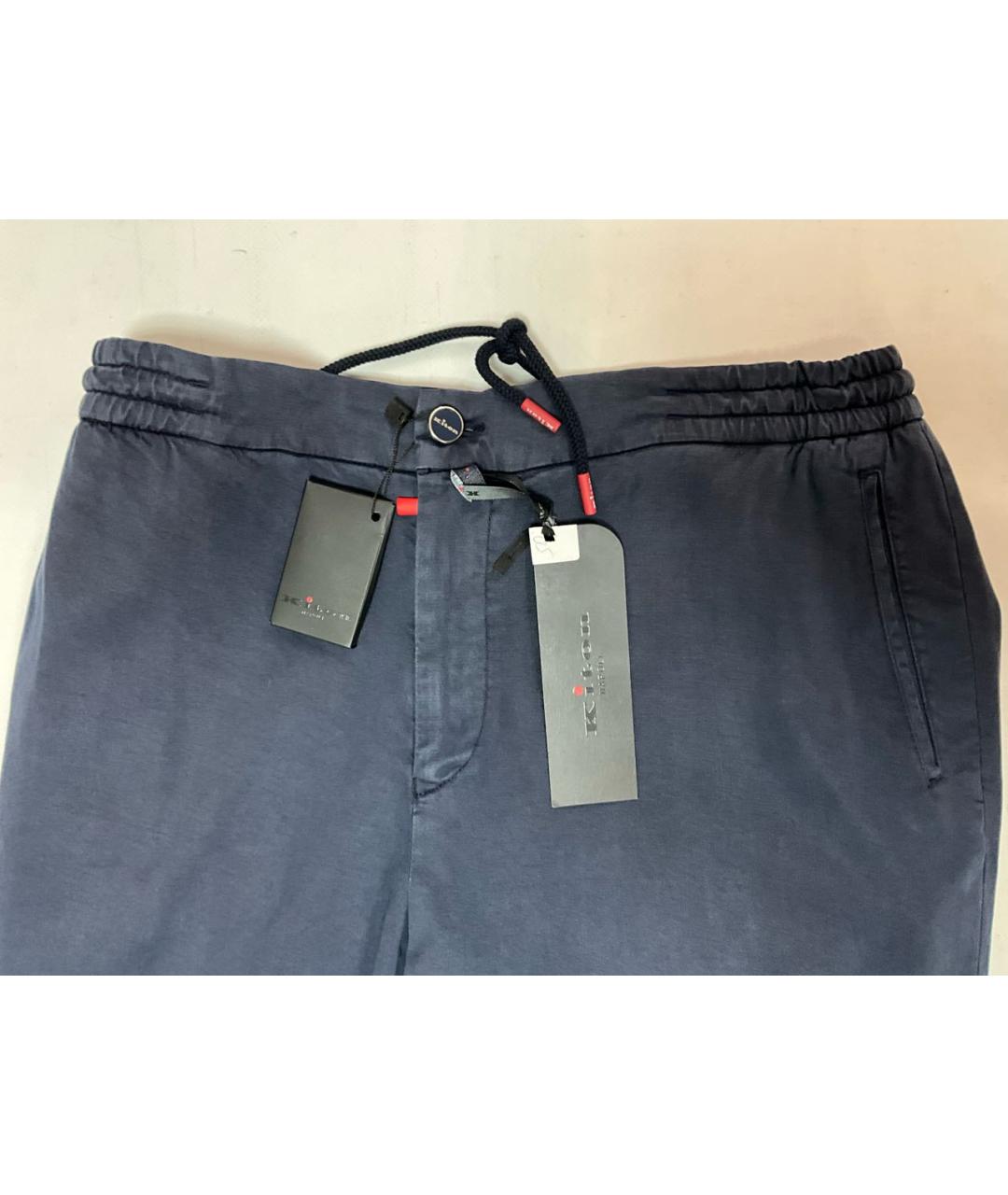 KITON Синие классические брюки, фото 3