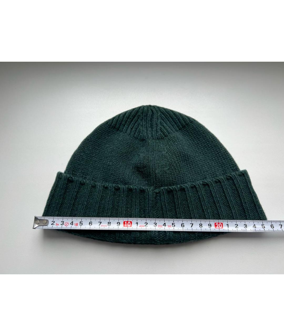 STONE ISLAND Зеленая шерстяная шапка, фото 4