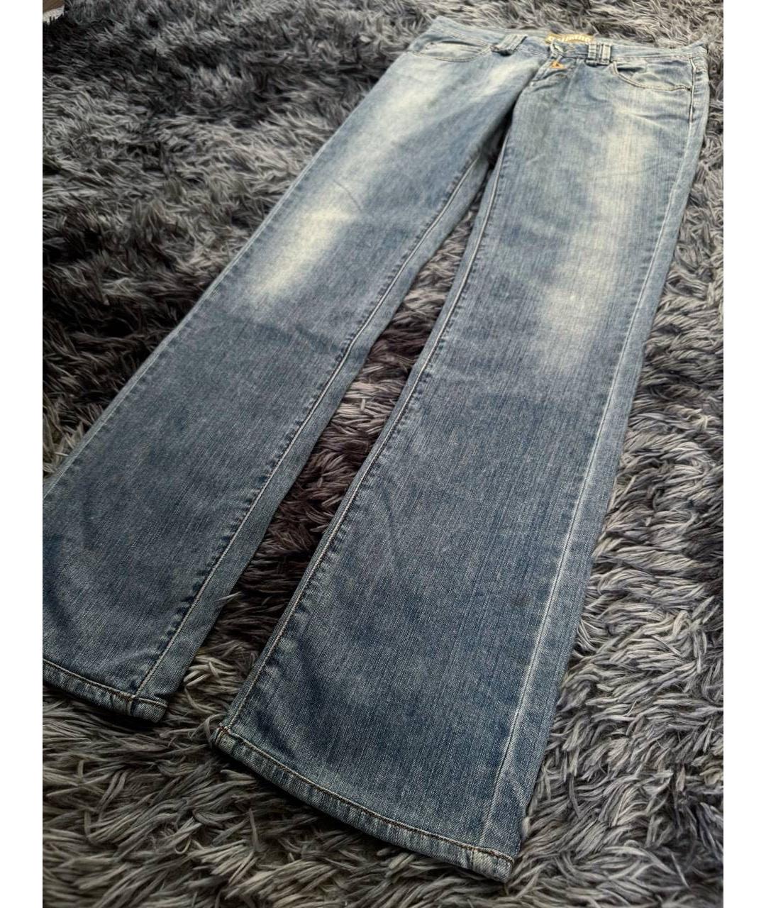 JOHN GALLIANO Голубые хлопковые джинсы, фото 3