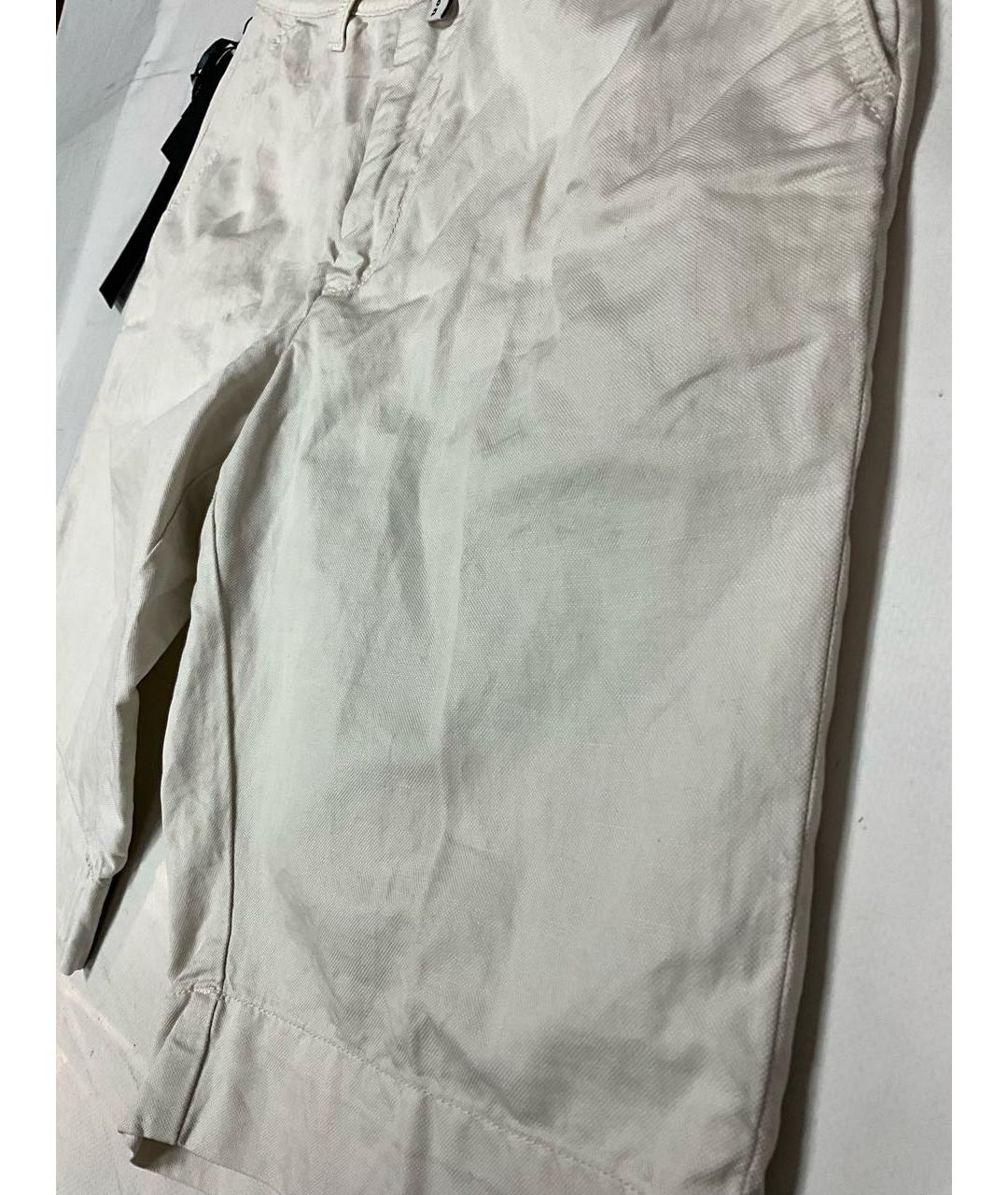 KITON Белые хлопковые шорты, фото 2