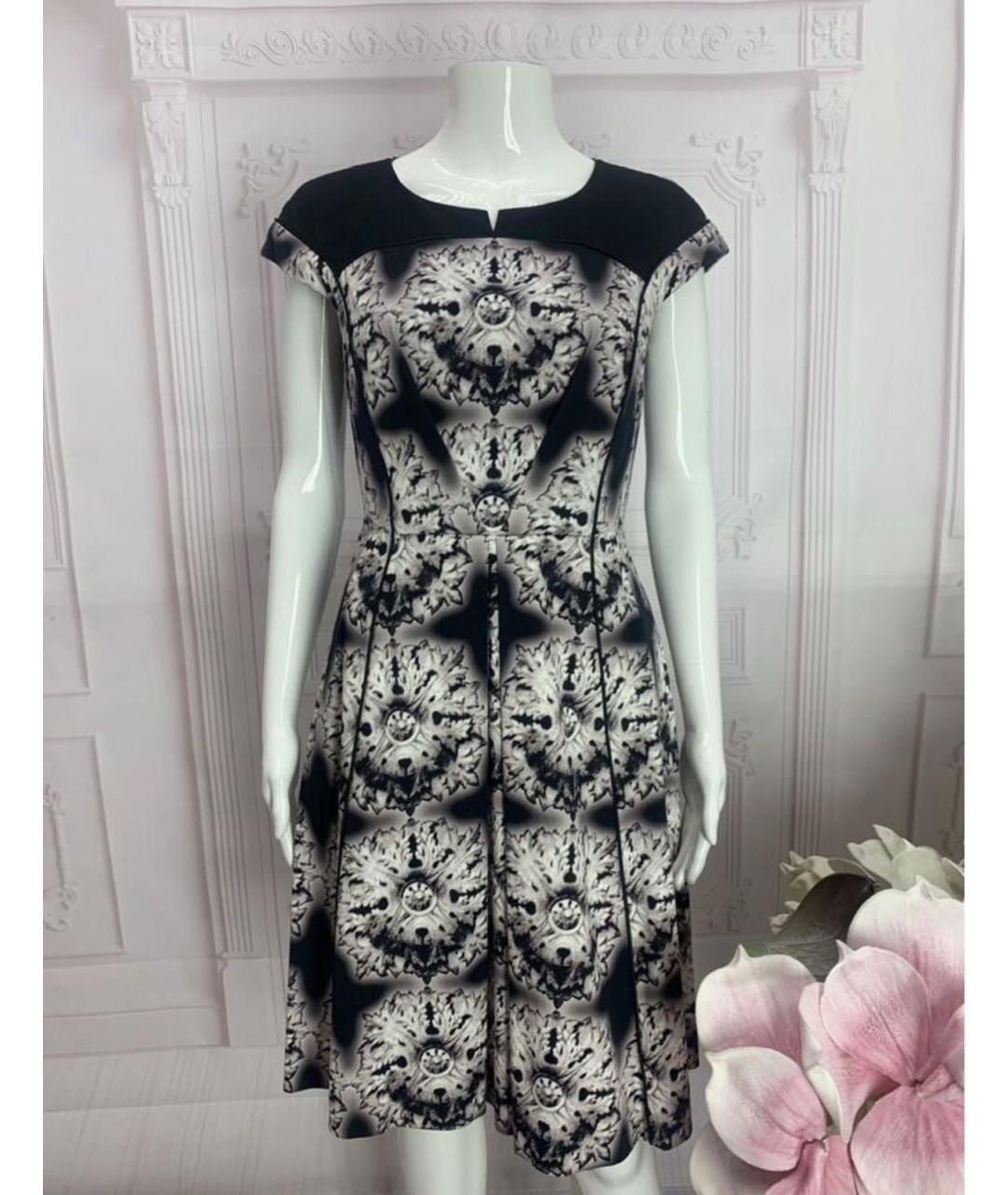 MANTU Черное хлопко-эластановое платье, фото 5