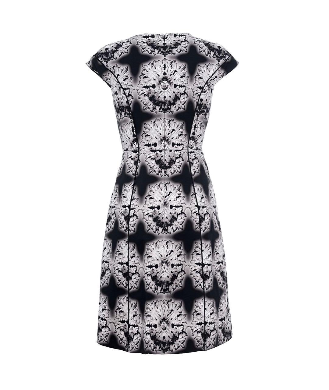 MANTU Черное хлопко-эластановое платье, фото 2