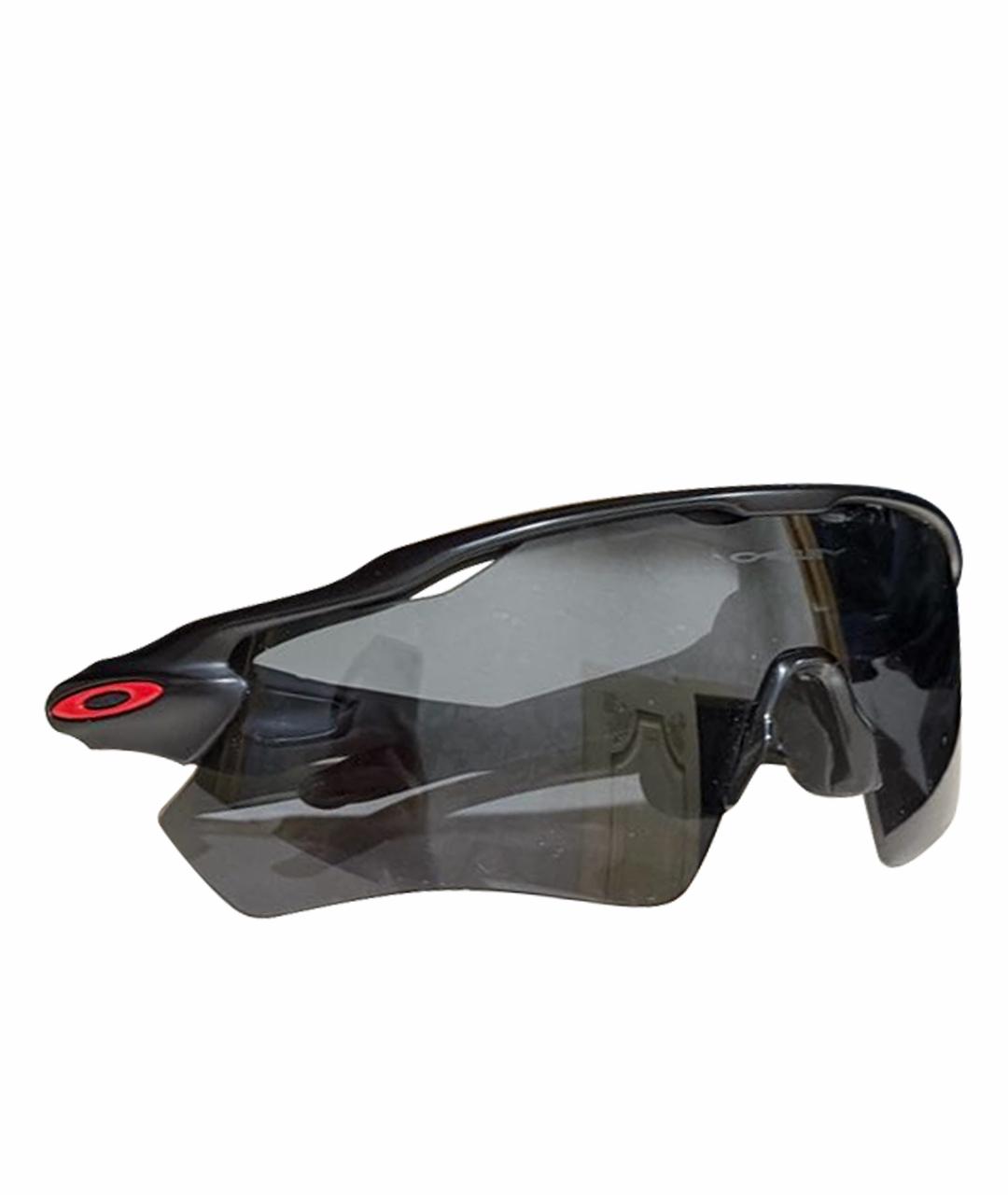 OAKLEY Черные пластиковые солнцезащитные очки, фото 1